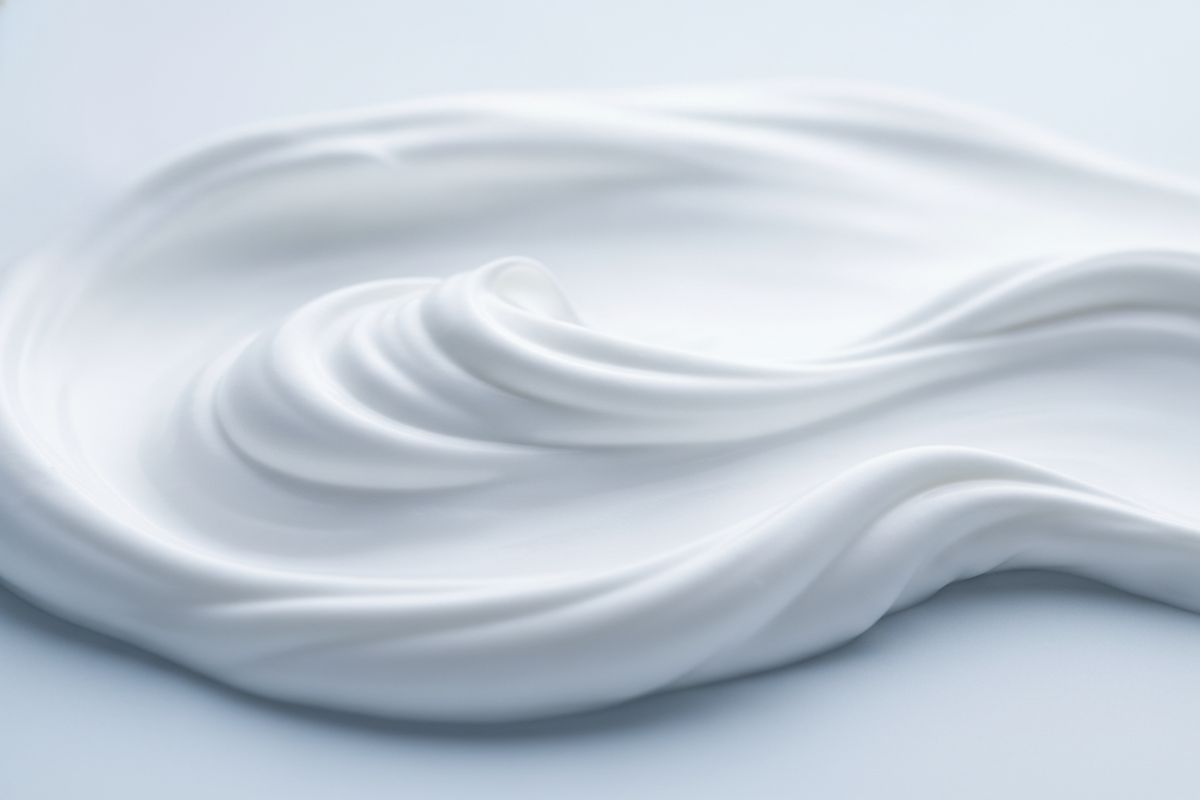 Layers of cream texture